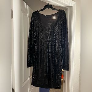Michael Kors sequined black dress. Size XL. Never worn.